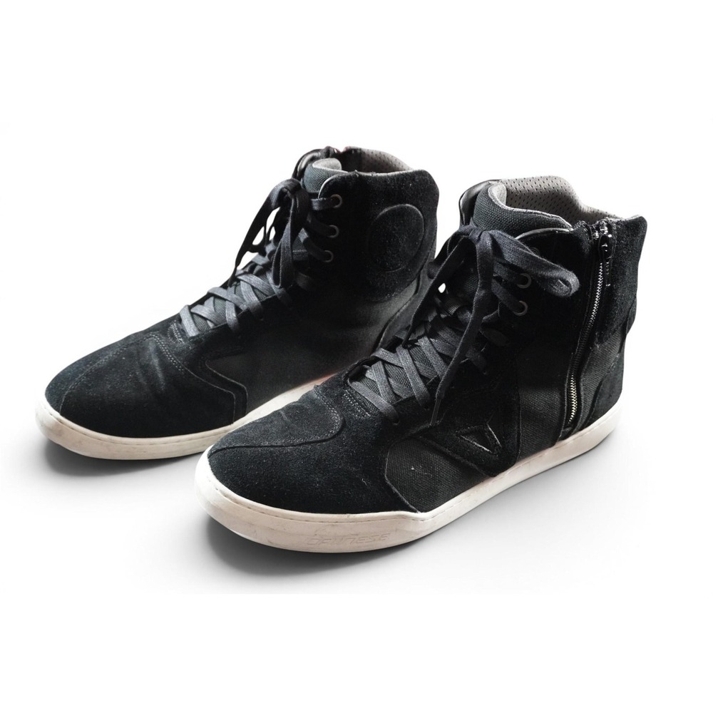 Dainese Metropolis Shoes Mens Size 13 Black Anthracite Moto High Top Sneakers